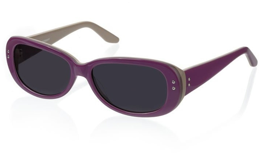 Sonnenbrille 107004 violett/kamel