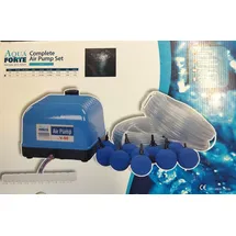 AquaForte Komplettes Teich-Belüftungsset AquaForte Hi-Flow V-60 Belüftungspumpe 3.600 l/h