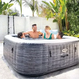 Intex PureSpa Greystone Deluxe 196 x 196 x 71 cm Grau