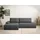 OTTO home Eckcouch Cord 2-Sitzer Grau