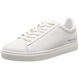 Giorgio Armani Armani Exchange Herren Lace Up Sneaker, Weiß (White 00001)