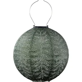 lumiz Lampion Kunststoff Ø 30 cm Solar wetterfest grün