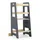 Relaxdays Lernturm 40 x 44 x 90 cm Holz MDF anthrazit/natur