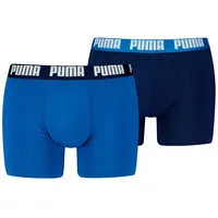 Puma Herren Unterhose Everyday Basic Boxers 2P in royal marine - True Blue - L