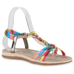Damen Riemchensandalen in Weiss