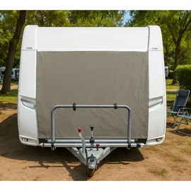 PRO PLUS Bugschutzplane für Wohnwagen 180 x 160 cm Grau