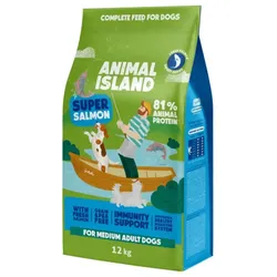 ANIMAL ISLAND Lachs 12kg getreidefreies Trockenfutter für Hunde