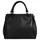 Samantha look Henkeltasche Leder Black
