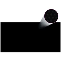 VidaXL Poolabdeckung Schwarz 549x274 cm PE