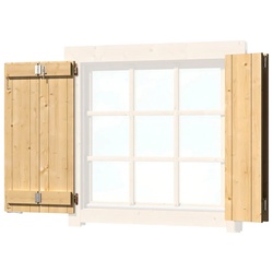 Fensterladen LASITA MAJA Fensterläden beige (natur) Zubehör