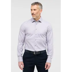 Langarmhemd ETERNA "SLIM FIT", Herren, Gr. 42, Normalgrößen, silber, 100% cotton, schmal, Langarm Manschette, Hemden, NON IRON (bügelfrei)