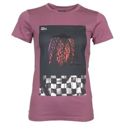 Dainese Demon-Flower72 Damen T-Shirts rot, XS