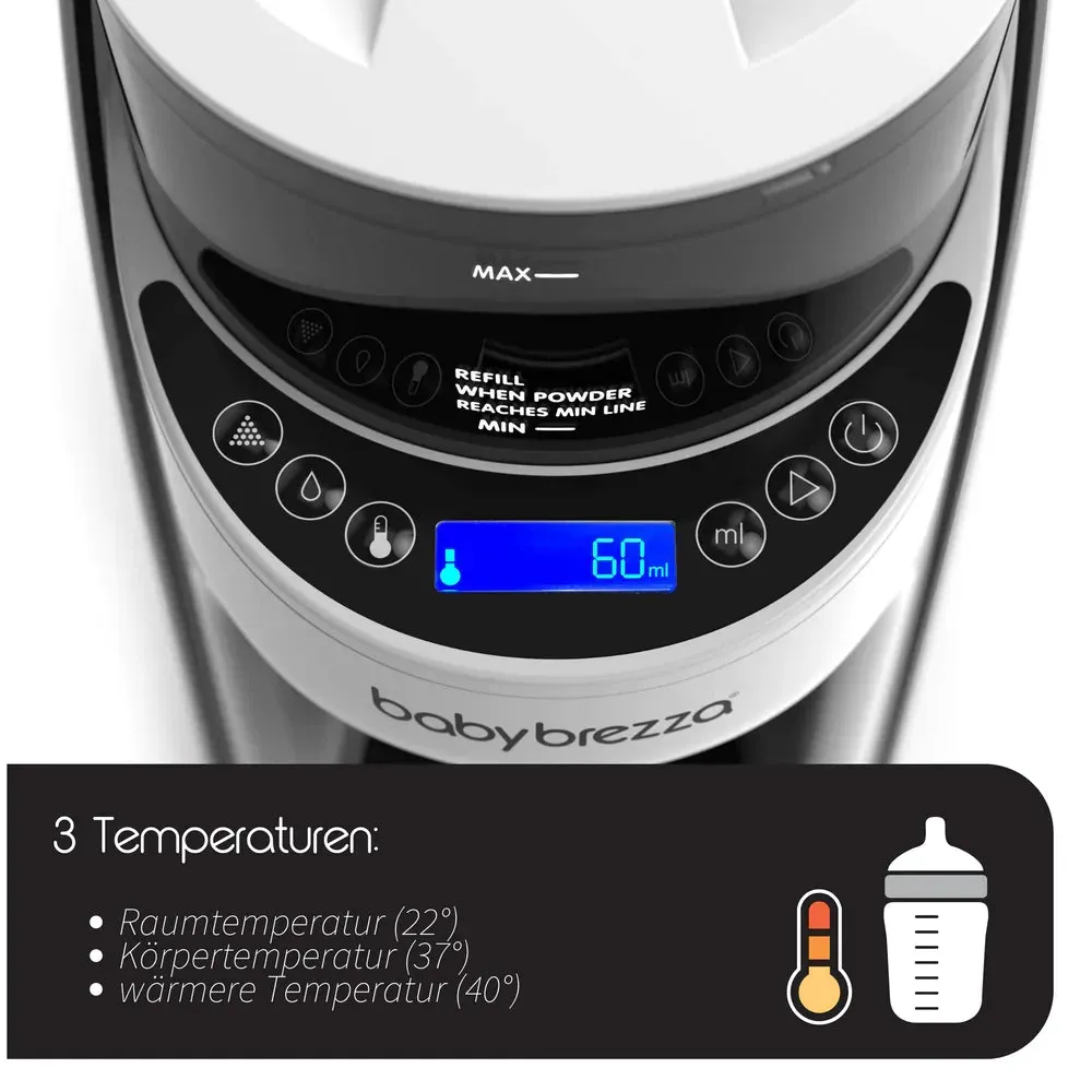 Baby Brezza Kombi-Set: Formula Pro Advanced & Sterilizer Dryer Advanced - Schwarz