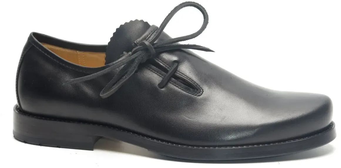dirndl & bua Trachtenschuhe Modell Enns schwarz, Gr. 8.5 UK / 42.5 EU
