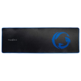 Nedis Gaming Mousepad XXL, schwarz/blau (GMPD300BK)