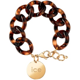 ICE-Watch ICE Jewellery - Chain Bracelet - Tortoise - Kettenarmband mit XL-Maschen für Frauen, geschlossen mit einer goldenen Medaille (020995)