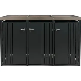 MCW Mülltonnenverkleidung O67 125 x 84 cm anthrazit