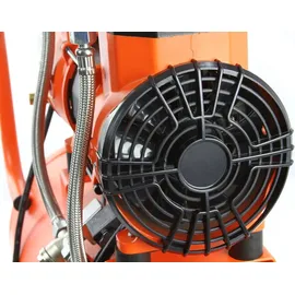 BJC Druckluft Kompressor 24L 8 BAR Ölfrei Luftkompressor 2 Kolben Flüsterkompressor Abschaltautomatik