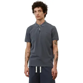 Marc O'Polo Herren, Poloshirt kurzarm - Small-Logo, regular fit Piqué-Struktur Dunkelblau 3XL