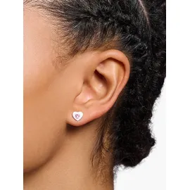 Thomas Sabo Ohrstecker Herz pink  H2268-041-9 Silber