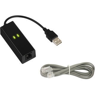 KALEA-INFORMATIQUE Faxadapter Modem 56K auf USB-Port mit RJ11-Buchse. CONEXANT Chipsatz.