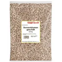 Supravit Sonnenblumenkerne geschält Wildvögel 2,5 kg