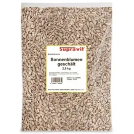 Supravit Sonnenblumenkerne geschält Wildvögel 2,5 kg