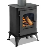 EEK A - Kleiner Kaminofen Modell DL007, ext. Zuluft, Holz&Kohle - 5kW
