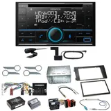 Kenwood DPX-7300DAB Bluetooth DAB CD USB Einbauset für Audi A6 4B Facelift