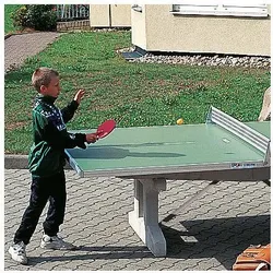 Tischtennis-Plattenhälfte Premium Tischtennis Unisex bunt sans taille