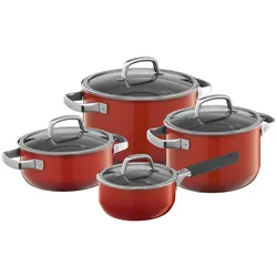 Fusiontec Mineral Topfset, 4-teilig, Red