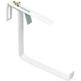 Emsa 513370 Blumenkastenhalter für Landhaus Blumenkästen, Tragkraft 25 kg, Weiß, Landhaus