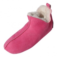 Hollert Damen & Herren Lammfell Hausschuhe BALI Pink Fellschuhe Bettschuhe warm