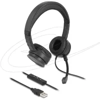 DeLock USB Stereo Headset 27180