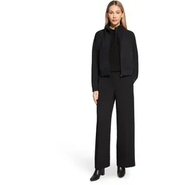 Betty Barclay Sweatjacke BETTY BARCLAY "Damen mit Rippenstruktur", Damen, Gr. 42, schwarz, Sweatware, Obermaterial: 54% Viskose, 40% Polyester, 6% Elasthan, figurumspielend normal, Sweatjacken Sweatjacke