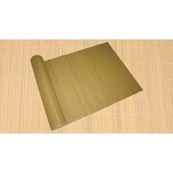 Sicht- u. Windschutz PVC 90x1000cm bambu Lamellenoptik Rohr 16x3 mm
