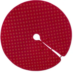 Tchibo - Tannenbaumdecke - dunkelrot