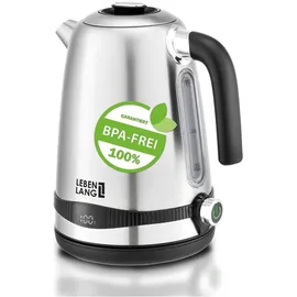 Lebenlang Wasserkocher 1,7 l edelstahl