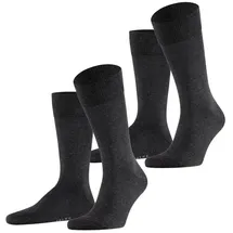Falke Socken im 2er-Pack, Anthrazit Melange, 47-50