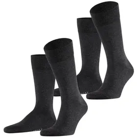 Falke Socken im 2er-Pack, Anthrazit Melange, 47-50
