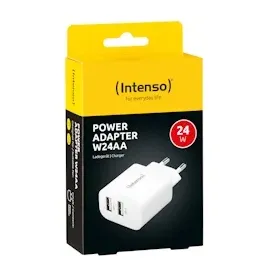 Intenso Power Adapter W24AA weiß 2x USB-A 24W