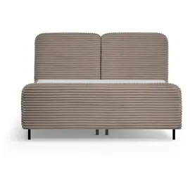 beautysofa LEA 180 x 200 cm Beige/Bronze
