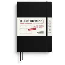 leuchtturm1917 gmbh, am spakenberg 45, 21502 geesthacht, kontakt@leuchtturm1917.com Wochenkalender Medium Schwarz 2027