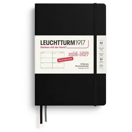 leuchtturm1917 gmbh, am spakenberg 45, 21502 geesthacht, kontakt@leuchtturm1917.com Wochenkalender Medium Schwarz 2027