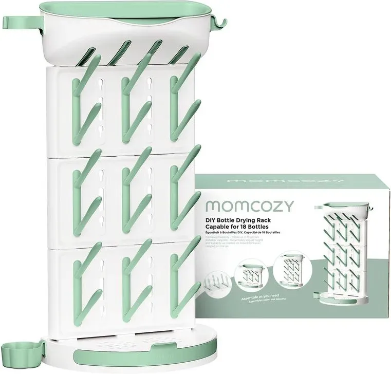Momcozy DIY Flaschentrockenständer DK01 (grün, 1 Set)