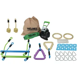 Trelines Ninja Abenteuer-Set 10 Meter, mehrfarbig