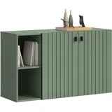 Möbel Boss Schuhschrank 106 x 63 x 37 cm grün