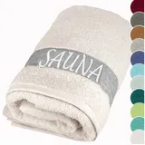 Lashuma Lima Badetuch 100 x 200 cm beige