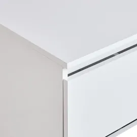 Beliani Waschbeckenunterschrank 60 x 47 cm Weiß