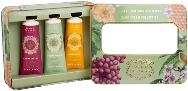 Panier des Sens Soin des Mains Set = Créme Mains au Raisin Biolog. de Provence + Créme Mains à L'Amande de Provence + Créme Mains à L'Huile D'Olive Biolog. de Proven. - 3 Artikel im Set